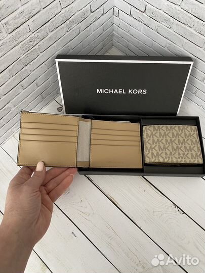 Кошелек+ кардхолдер Michael Kors мужской оригинал