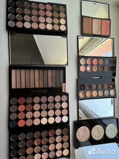 Палитры теней тестеры