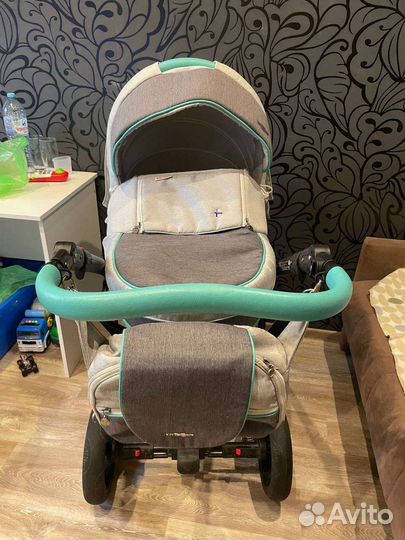 Коляска 3 в 1 bebe mobile movo