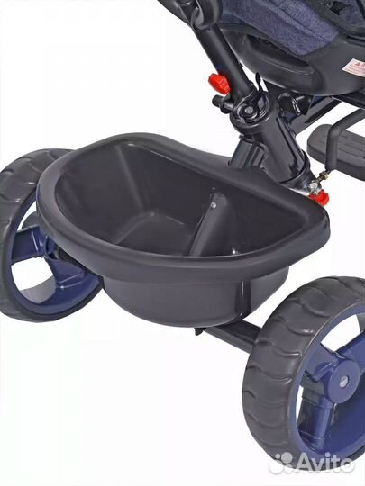 Велосипед трехколесный premium синий werter berger