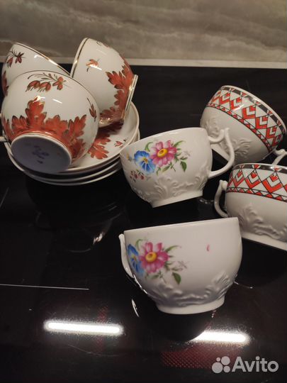 Чайные пары и чашки, Вербилки