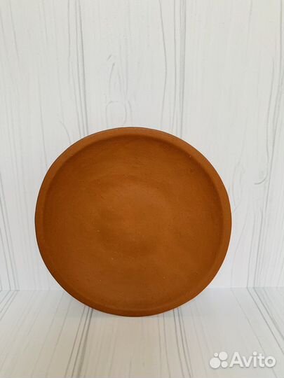 Кофейная пара из красной глины