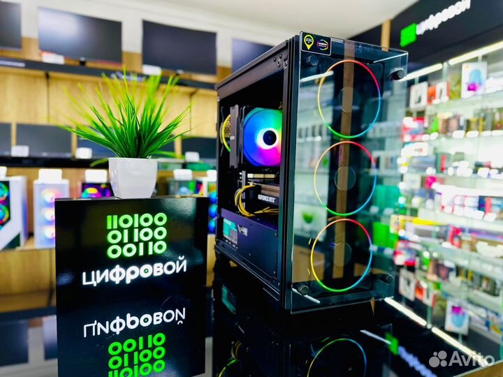 Мощный игровой пк Intel Core i5-12400F/RTX 4060/DD