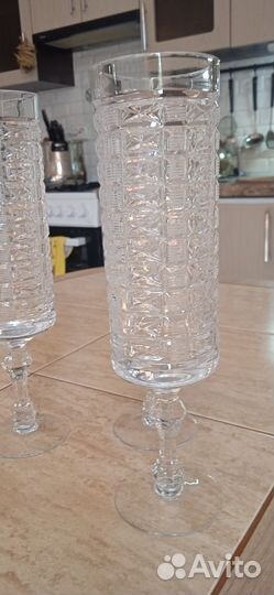 Фужеры хрустальные