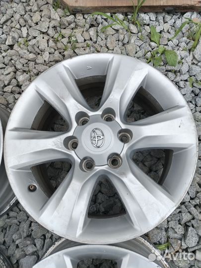 Оригинальные литые диски Toyota R17-6x139,7