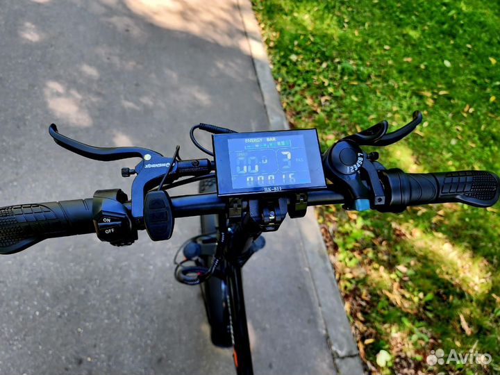 Электровелосипед фэтбайк складной