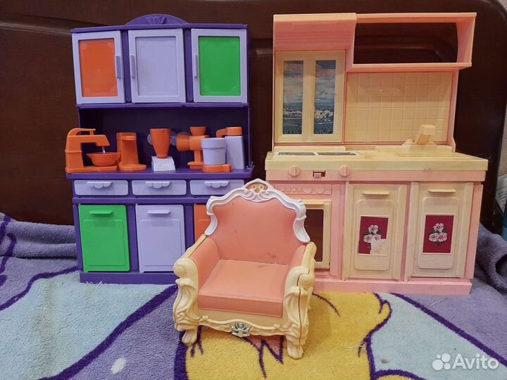 Мебель для кукол барби буфет