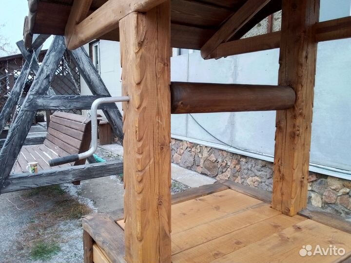 Колодец деревянный