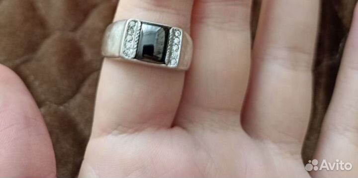 Мужской перстень серебро 925