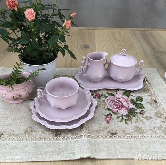 Чайно столовый сервиз на 6 песон