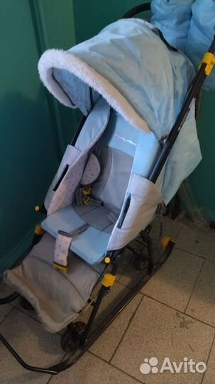 Детские санки коляска