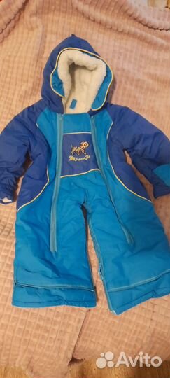 Зимний комбинезон для мальчика 92
