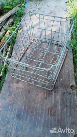 Ящик металлический бутылок СССР