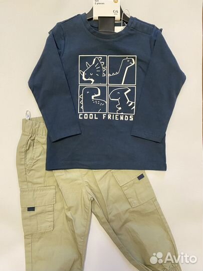 Комплект для мальчика c&a 86 оригинал