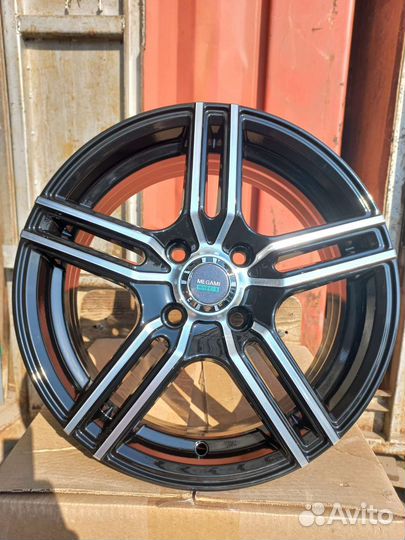 Диски R15 4x100 Megami 1 BKF