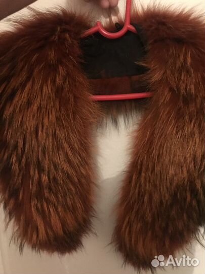 Меховой воротник лиса