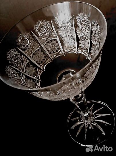 Креманка хрустальная,Чехия