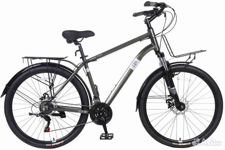 Велосипед TechTeam Velvet 27.5*19 графит