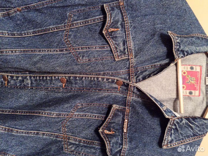 Джинсовая куртка мужская 52 54,hexing