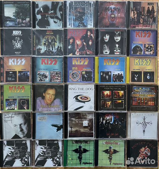 Зарубежные исполнители, коллекция CD дисков