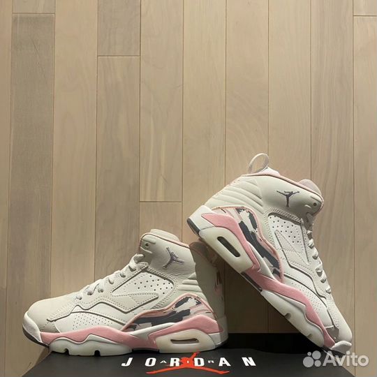 Оригинал Nike air jordan 6 mvp shy pink