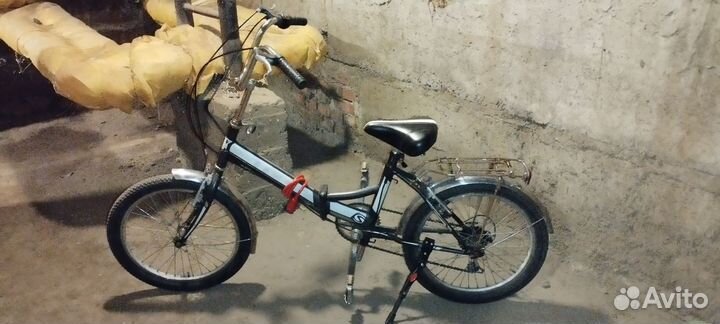 Складной велосипед на 6 скоростей