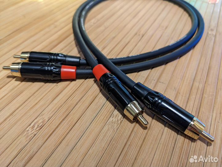 2 RCA межблочный кабель Hermitage Vintage Cable
