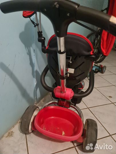 Велосипед коляска с ручкой детская Lexus