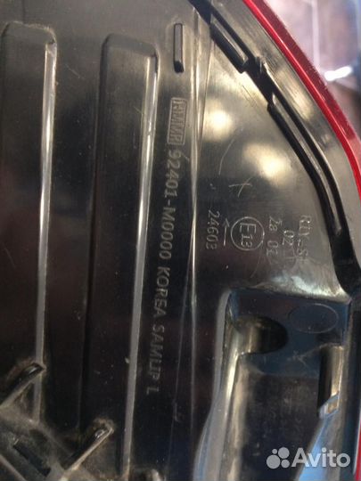 Фонарь левый (наружный) Hyundai Creta Хундай Крета