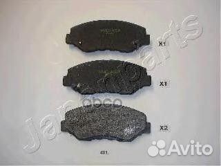 Колодки торм.диск. pa401af Japanparts