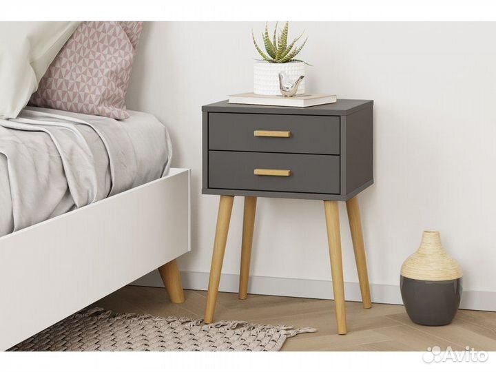 Тумба прикроватная Ивейн-3 Double Grey