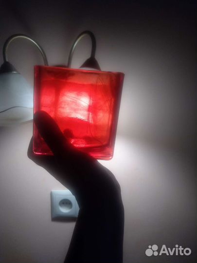 Подсвечники. Цветное стекло