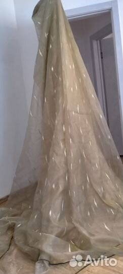 Шторы тюль бу 6 метров, высота 3 метра