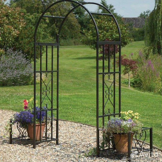 Арка садовая металлическая