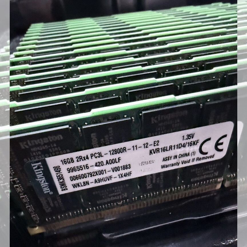 [KVR16LR11D4/16KF] 16gb Ddr3 12800r Kingston Ecc Reg Kvr16lr11d4/16kf