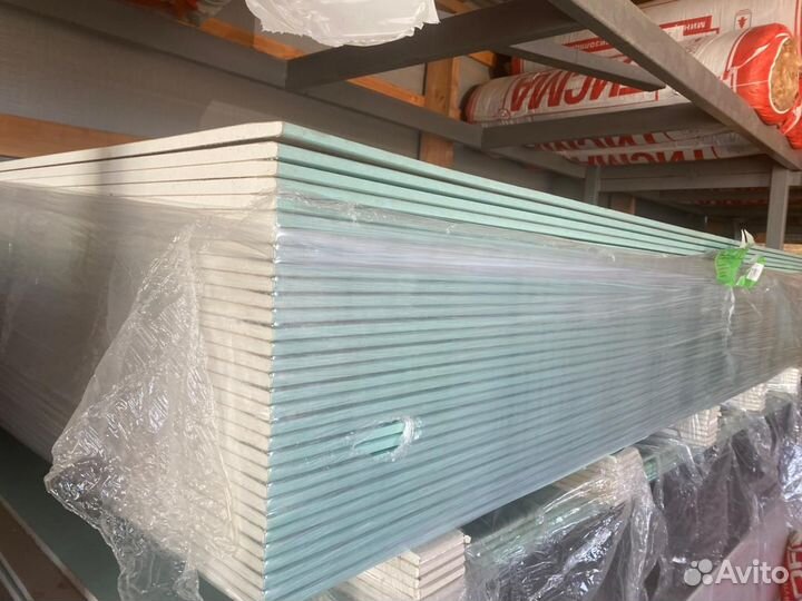 Гипсокартон новый 9,5 мм