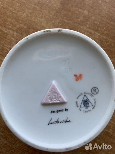 Фарфор Royal Dux Bohemia шкатулка