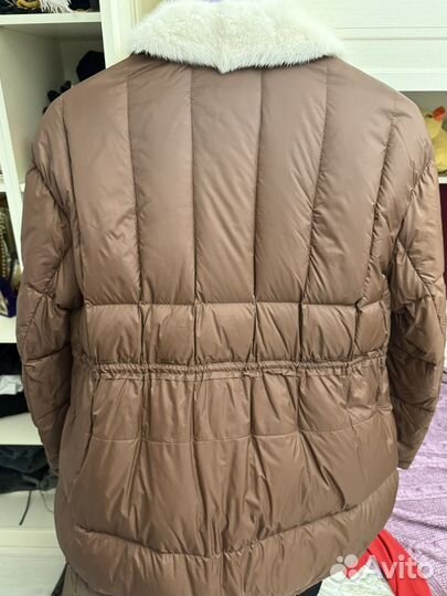 Пуховик женский с норкой