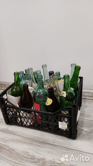 Бутылки алкогольные винтаж