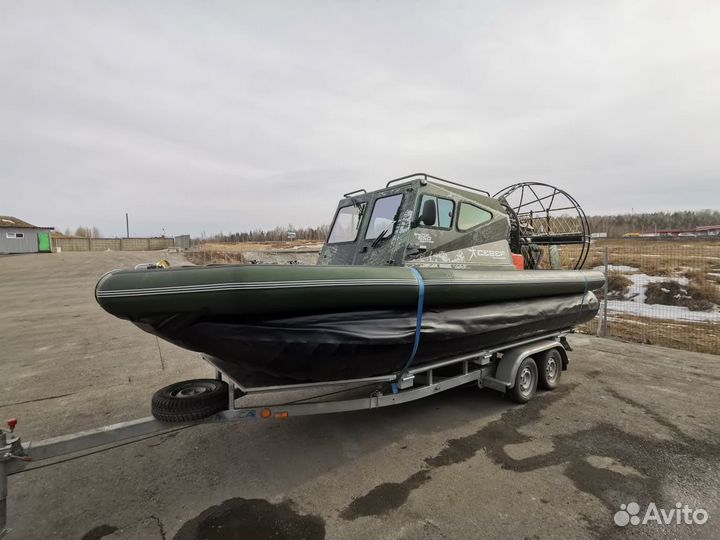 Продам аэролодку Север Охотник650 К с прицепом