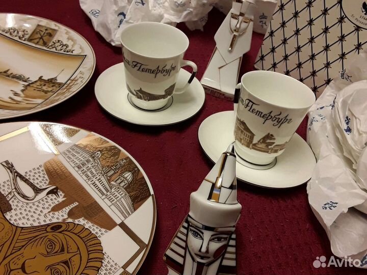 Императорский фарфор кофейный подарочный набор