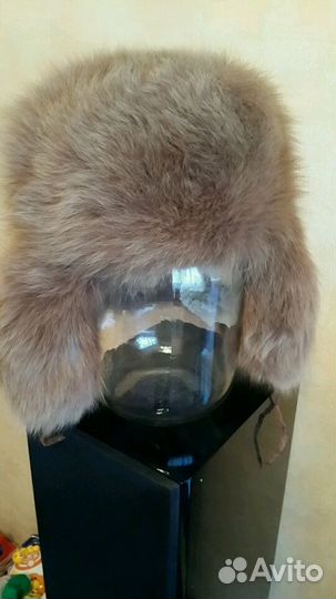 Новая песцовая детская шапка зимушка