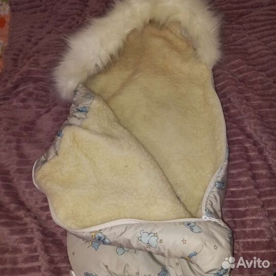 Конверт на выписку из овчины