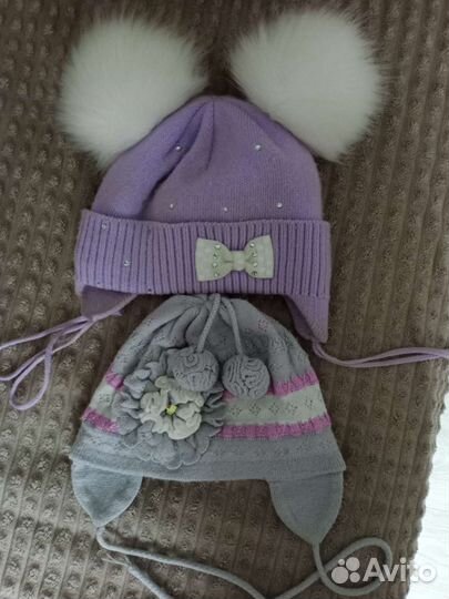 Шапки для девочки зима и осень
