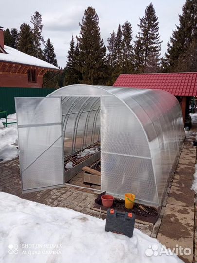 Теплицы из поликарбоната 3х4 усиленная
