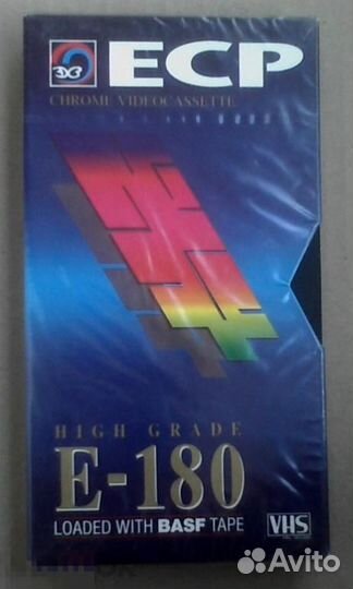 Видеокассеты новые запечатанные VHS
