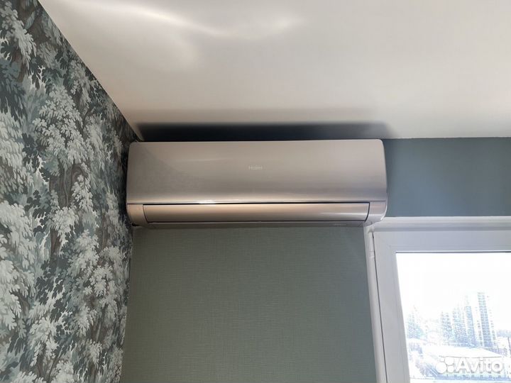 Установка кондиционеров - закладка трассы