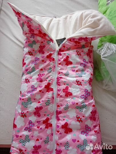 Зимний конверт в коляску