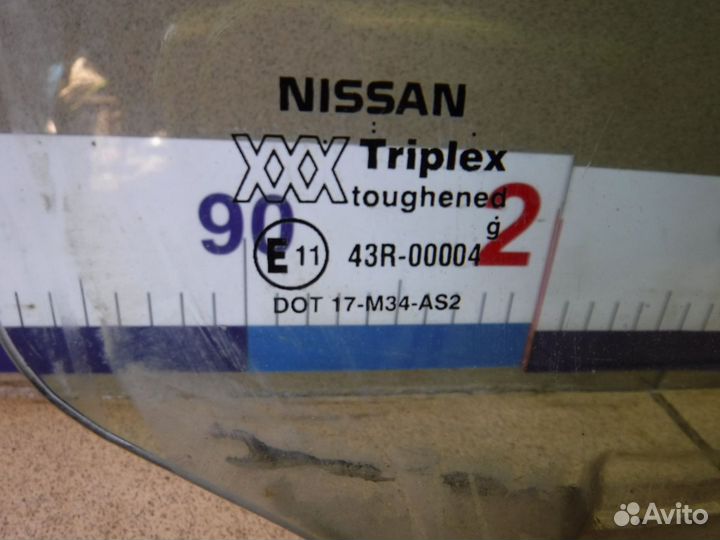 Стекло двери передней правой Nissan Micra