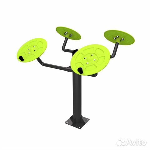 Уличный тренажер для мышц плечевого пояса